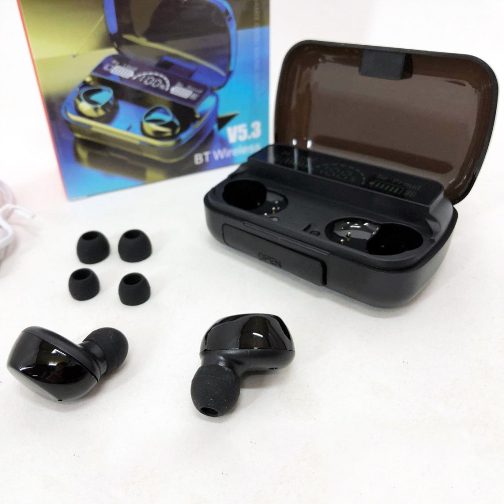 Беспроводные мини наушники с микрофоном M10, Стерео наушники для спорта Сенсорные ZO-38 Львов - изображение 10