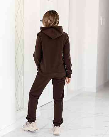 Спортивный флисовый костюм женский 