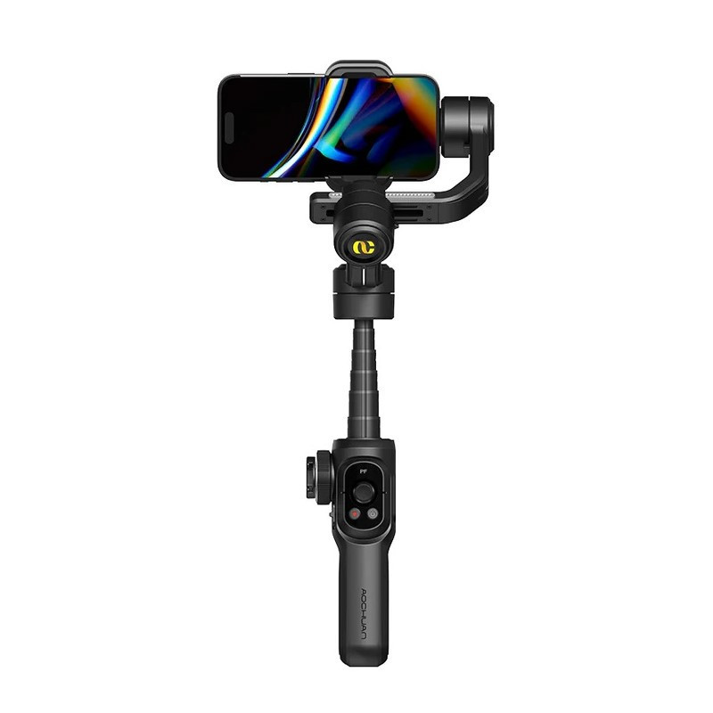 Триосьовий стабілізатор AOCHUAN Professional Gimbal Stabilizer for Smartphone SMART S2 Чорний Київ - фото 9