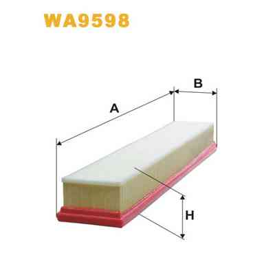 Повітряний фільтр для автомобіля Wixfiltron WA9598 Вінниця