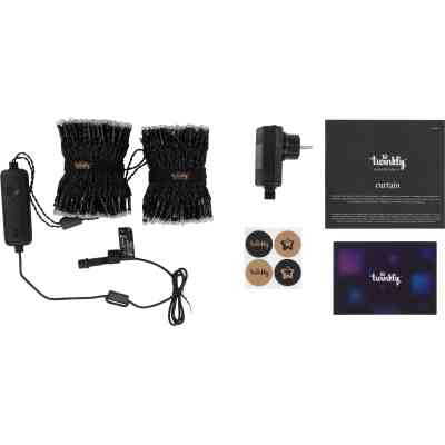 Гирлянда Twinkly Smart LED Strings RGBW 600, Gen II, IP44, длина 48м, черный (TWS600SPP-BEU) Винница