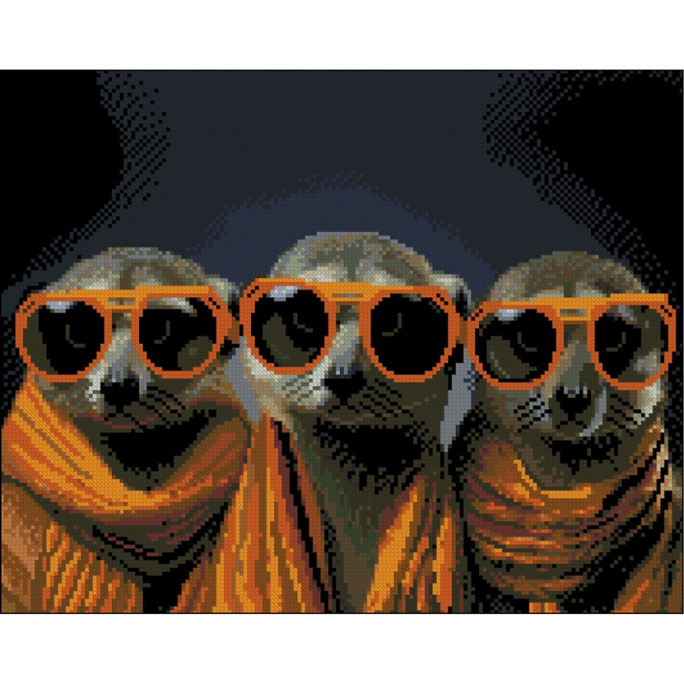 Алмазна мозаїка "Круті хлопці" ZAV4050-2 без підрамника 40х50 см Вінниця - фото 1