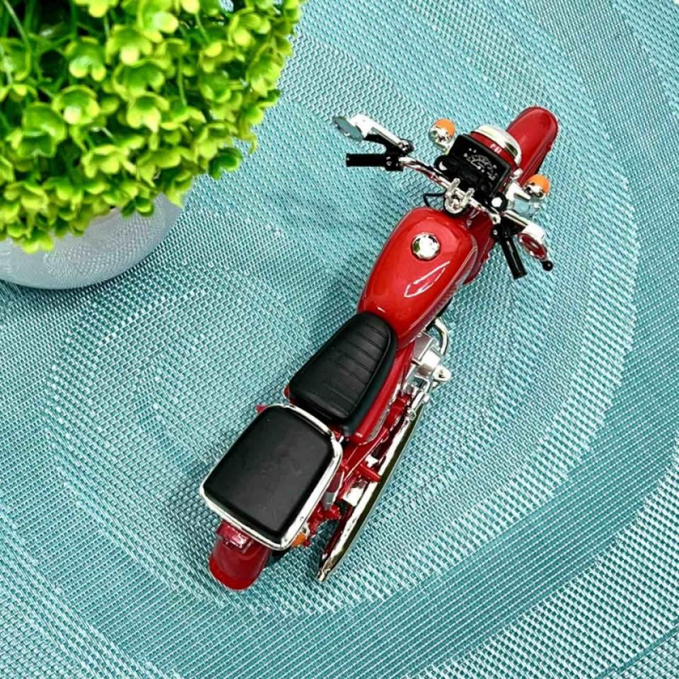 Мотоцикл металопластиковий звуки підсвічування гумові амортизація елементи 1:12 Червоний (BG 68-765) Чернігів - фото 6