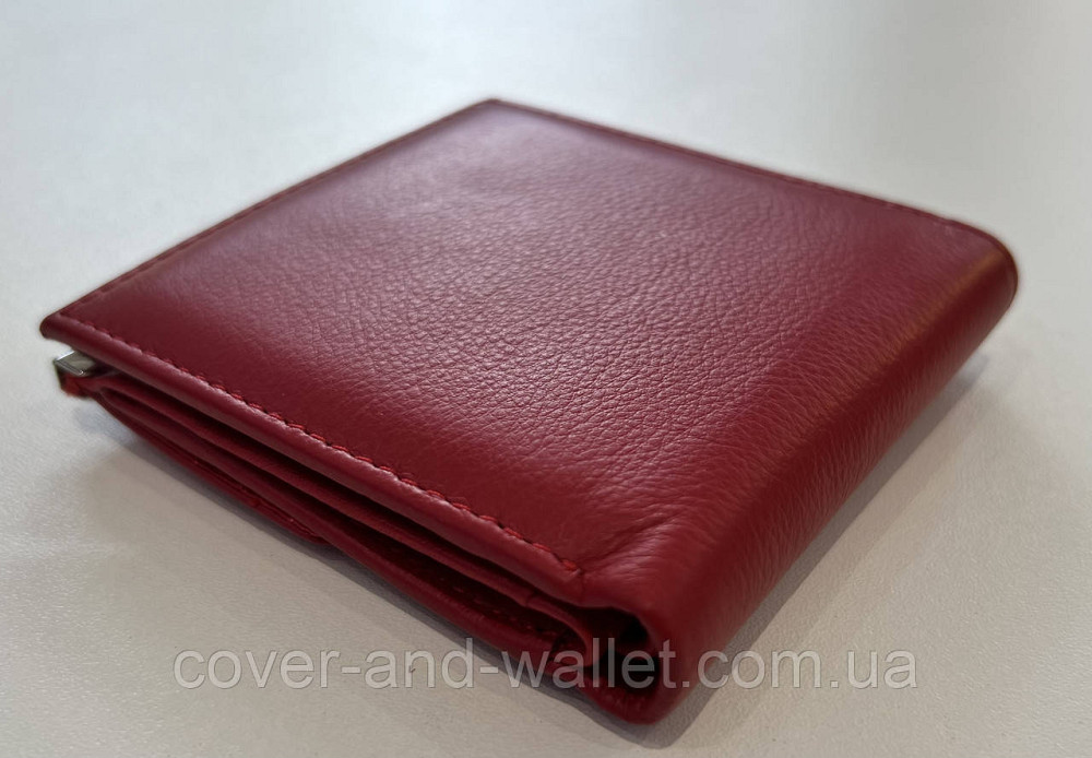 Червоний жіночий гаманець невеликого розміру із натуральної шкіри Marco Coverna MC 213 Київ - фото 9