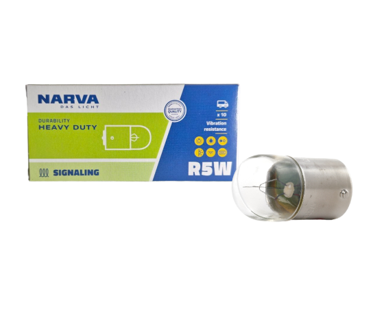 Вказівна лампа розжарювання NARVA 17186 R5W 24V 5W BA15s HEAVY DUTY Харків