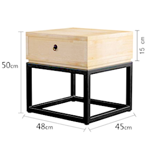 Приліжкова тумба "Ластурвіль" венге-бланже Миколаїв - фото 1