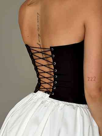 Стильный женский комплект корсет+юбка из плотной костюмной ткани 44/46 Одесса