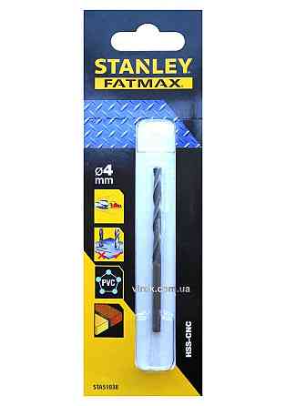 Сверло универсальное скоростное STANLEY : Ø= 4 мм. (метал/дерево/пластик) Одесса