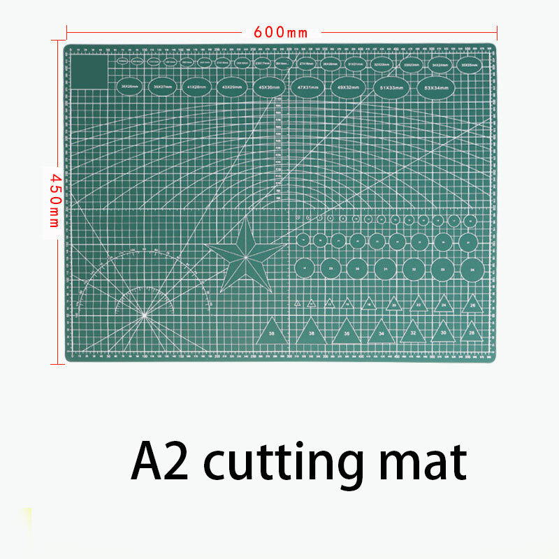 Килимок двосторонній А2 3 мм з розміткою для різання та пэчворку, Cutting Mat самовідновлювальний Київ - фото 4
