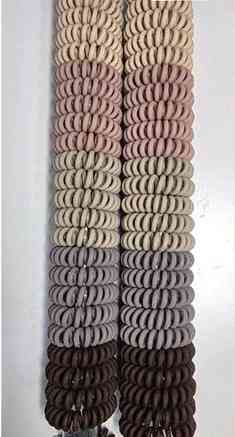 Гумки пружинки для волосся матові 50 шт. Київ