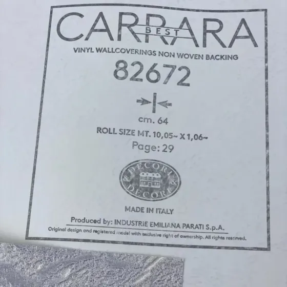 Шпалери Emiliana Parati Carrara Best 82672 Київ