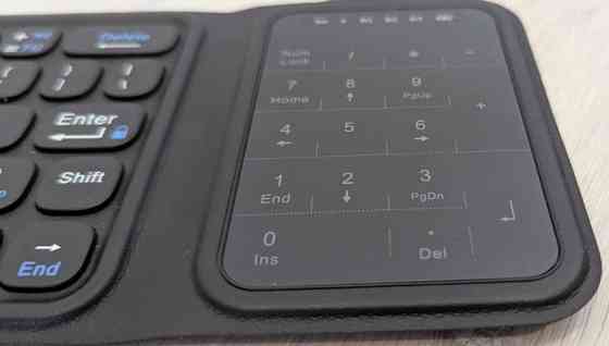 Складна Bluetooth клавіатура Nsyee з тачпадом і цифровим блоком. Харків