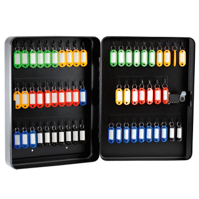 Бокс для ключів Buromax на 57 секції, з брелоками, з кодовим замком, сталевий, чорний (BM.0412) Вінниця - фото 1