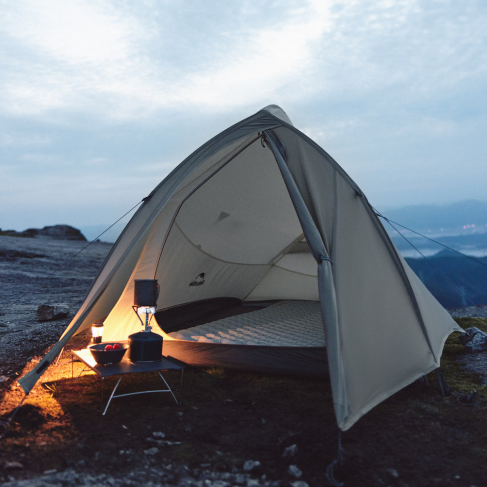 Намет надлегкий одномісний Naturehike Cloud Up Base 1 Tent Pro CNK2350WS020, пісочний Киев - изображение 6