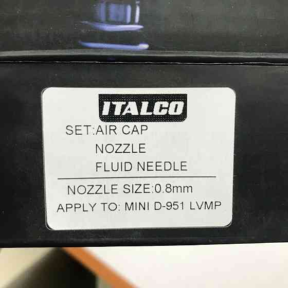Форсунка 0,8 мм для краскопультів D-951-MINI LVMP ITALCO NS-D-951-MINI-0.8 LM Одеса