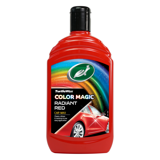 Поліроль для кузова з відновленням кольору Turtle Wax Color Magic Red червона 500 мл — 52711 Ковель