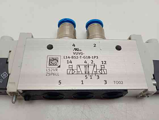 Пневматичний електромагнітний розподільник Festo VUVG-L14-B52-T-G18-1P3 (товар вживаний) Луцк