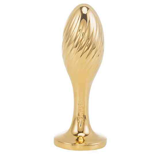Металева анальна пробка Крихітний хвіст LOCKINK SEVANDA White Bunny-Tail Anal Pear-shape Plug Sex Aura Київ