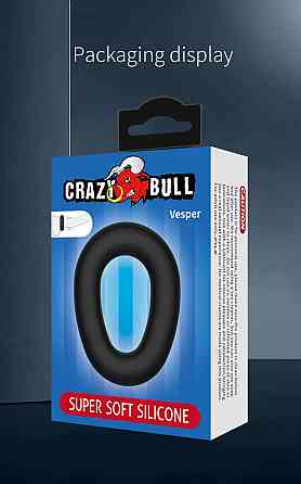 Ерекційне кільце Crazy Bull - Vesper Silicone Cock Ring, BI-210243 Sex Aura Київ