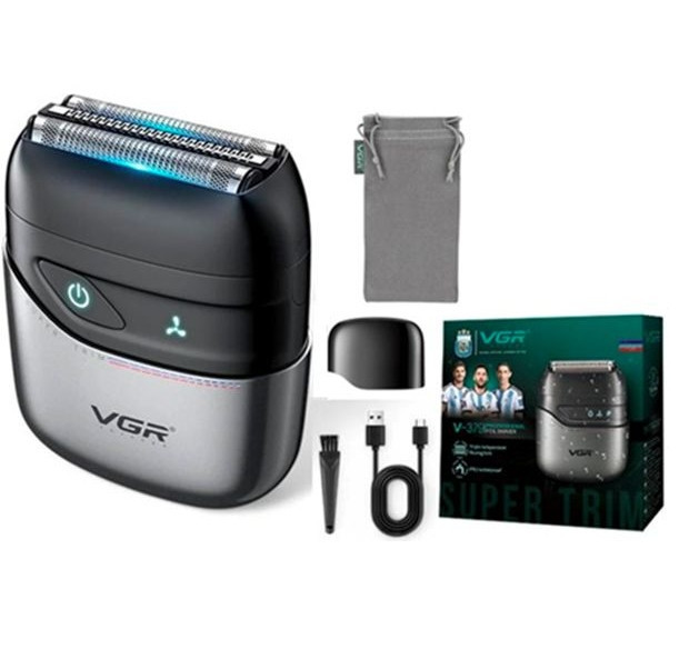 Электробритва шейвер VGR V-379 двойное лезвие триммер водонепроницаемый с дорожной сумкой Винница - изображение 2