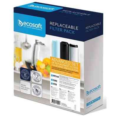 Картридж для фильтра кувшина Ecosoft Комплект картриджів Ecosoft 1-2-3 покращений (2 вугільних ка (CHV3ECO) Винница