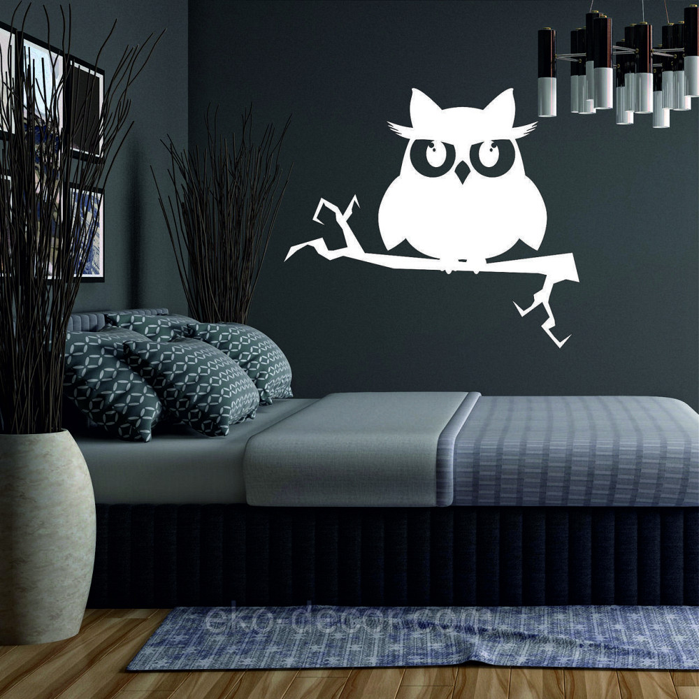 Декоративне настінне Панно  «Сова» , Декор на стіну 50*43 см., Білий Київ - фото 2