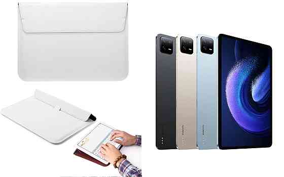 Чохол-конверт VitoCase для Xiaomi Pad 6, Pad 6 Pro, Pad 6S Pro, з функцією підставки для планшета Білий Київ