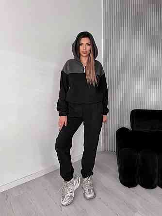 Женский теплый костюм двухцветный Одесса