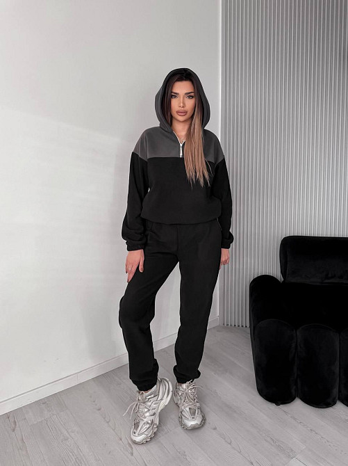 Женский теплый костюм двухцветный Одесса - изображение 4