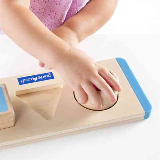 Дерев'яний сортер Guidecraft Manipulatives Прості фігури (G6743) Харьков