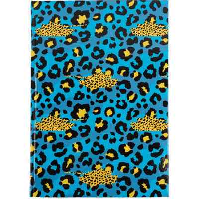 Книга записная Axent Leopard А4 в твердом переплете 96 листа клетка, голубая (8422-554-A) Винница