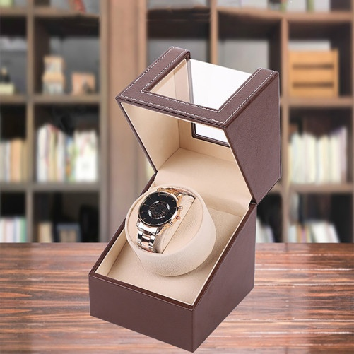 Ротомат, Віндер, Скринька для автопідзаводу годинника (Watch Winder) для автопідзаводу годинника, 1 слот, тихий мотор, екошкіра Київ