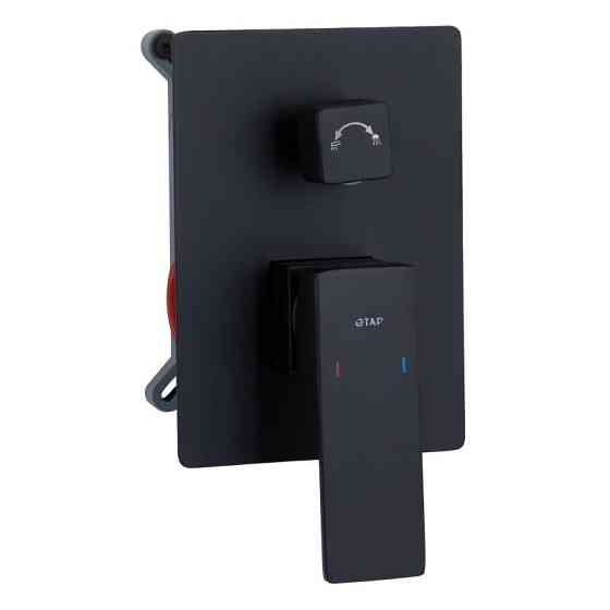 Душевая система скрытого монтажа Qtap Gemini на два потребителя QTGEM113BLM45697 Black Matt черная Киев