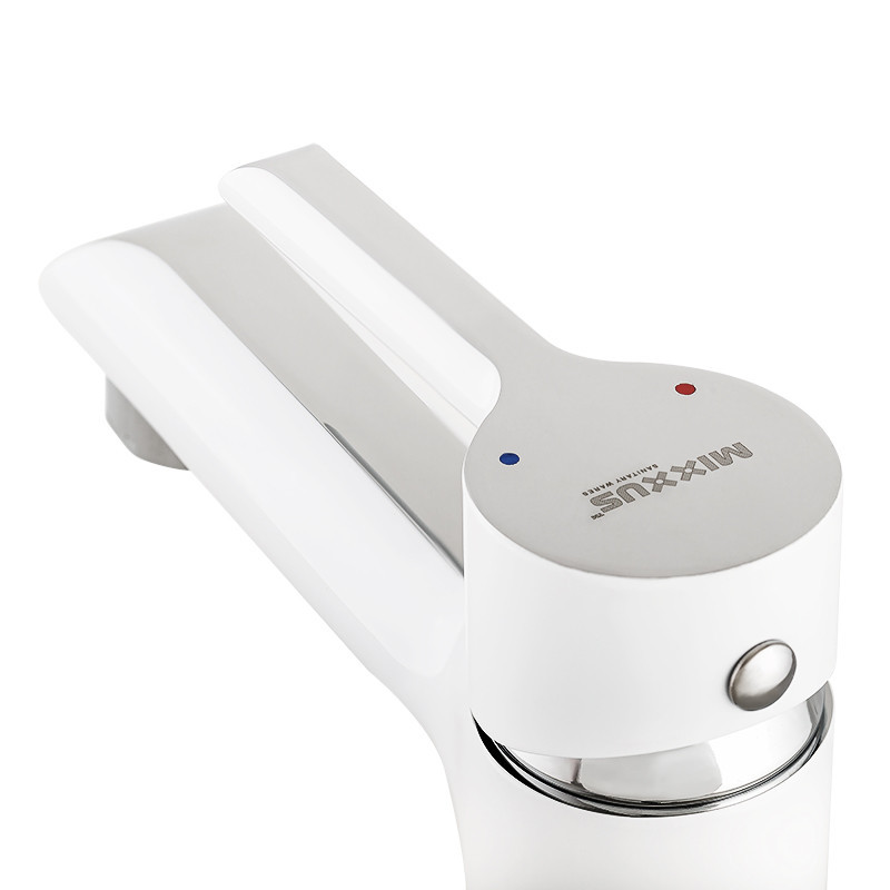 Змішувач для умивальника Mixxus Premium Edem 001 (White) (MI5843) Київ - фото 2