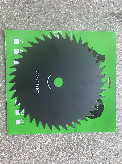 Ніж до мотокоса Україна 40Т 255*25,4*40 Коломия - фото 1