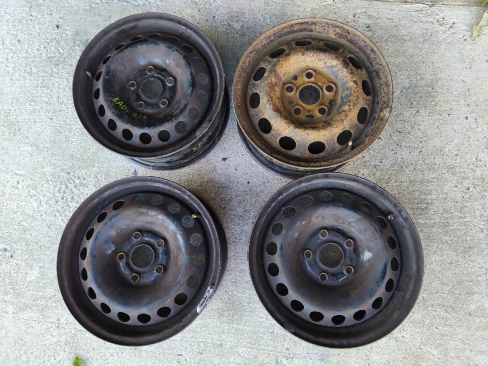 Диск колесний металевий R15 VW Caddy 2004-2015 (1K0601027T) Ковель - фото 1