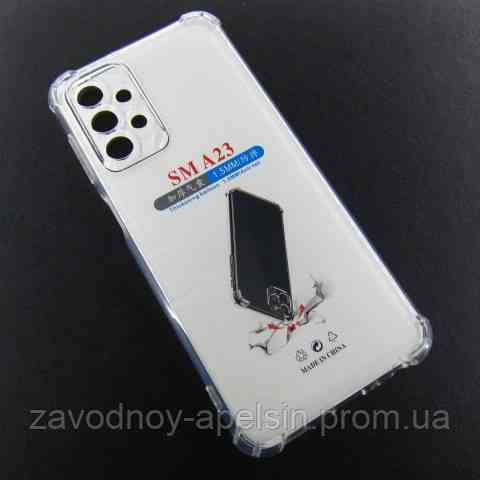 Samsung A23 A235 Прозорий чохол (захист камери + кути) Одеса