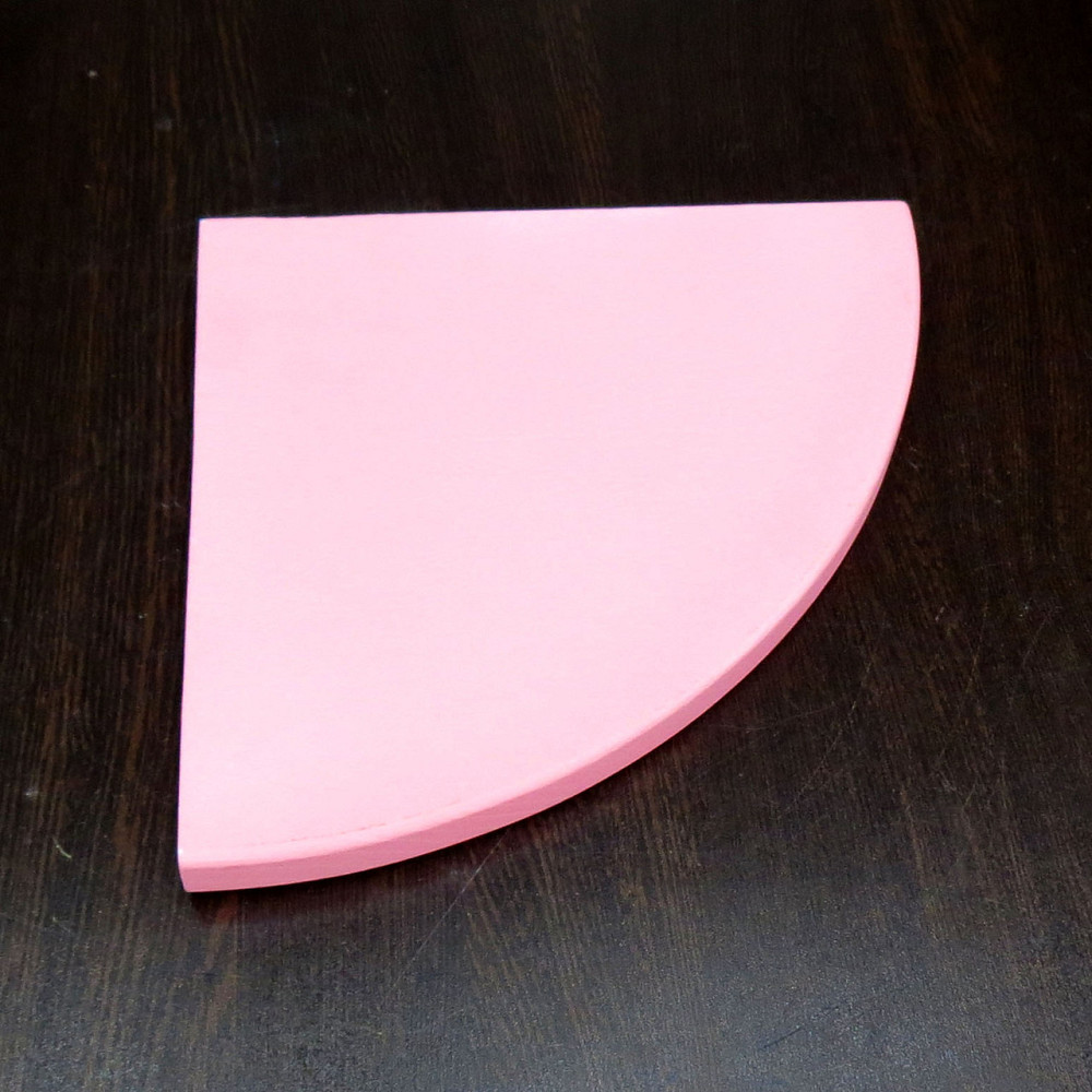 Угловая настенная полка 