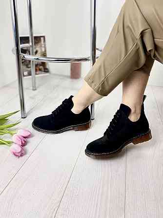 Sothby 's Туфлі жіночі Sothby 's M-373 чорні (весна-осінь, замша натуральна) (3146) Коломыя