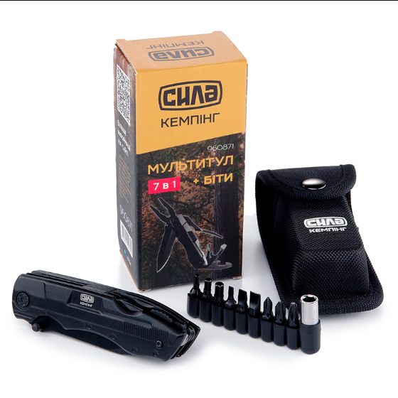 Мультитул 7в1 + биты СИЛА Житомир - изображение 2