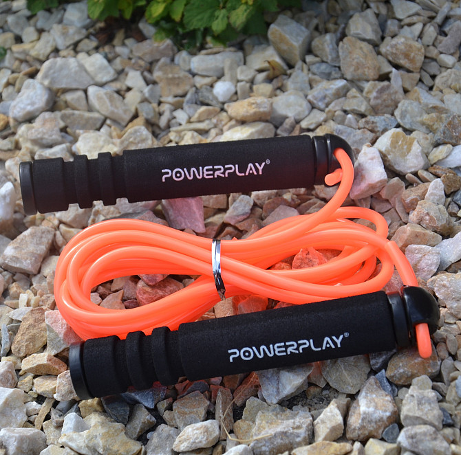 Скакалка PowerPlay 4205 Classic Plus Jump Rope Помаранчева (2,7m.) Кам'янське - фото 5