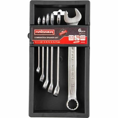 Ключ HAISSER 6 шт. CRV Cold Stamped 48426 (97380) Вінниця - фото 1