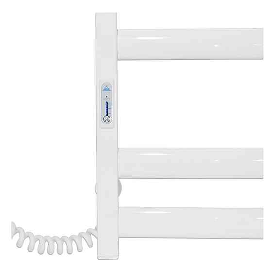 Электрический полотенцесушитель Laris Зебра Атлант ЧК8 500Х900 Э белый, левое подключение Киев