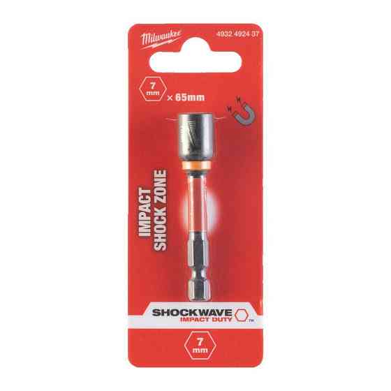 Торцева головка 1/4 дюйма, шестигранна, 7 мм Shockwave, ударостійка Milwaukee 4932492437 Одесса
