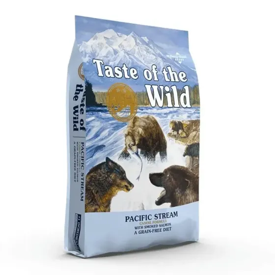 Taste of the Wild Pacific Stream Canine Formula (Тейст оф зе Вайлд) сухой беззерновой корм с лососем для собак 18 кг. Запорожье