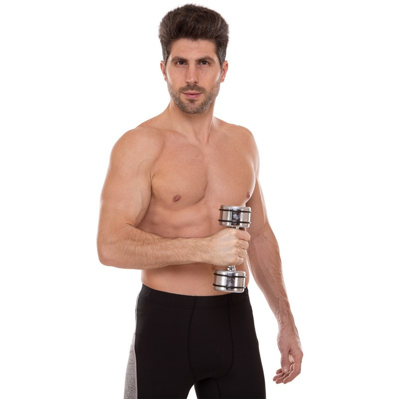 Гантель 5 кг хромированная Record-5204-5 Киев - изображение 6