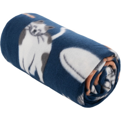 Плед Ardesto Fleece 100% полиэстер, котик, синий 130х160 см (ART0725PB) Винница - изображение 2