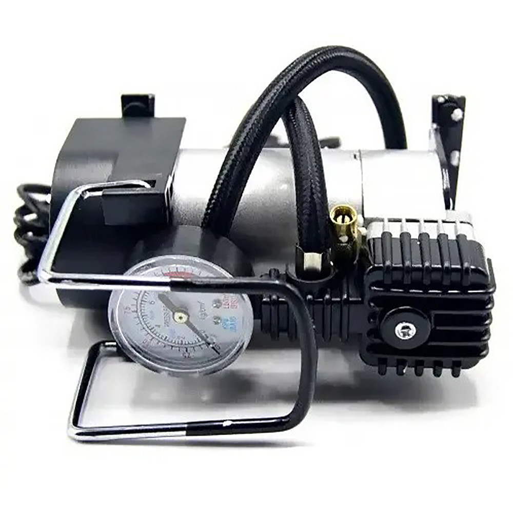 Автомобільний компресор від прикурювача 40 л/хв, 965кПа, Air pump HS-208 / Повітряний насос для шин Київ - фото 4