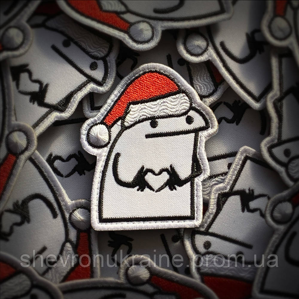 Шеврон Праздничный флорк (Форма контурная. На липучке) Размер 8x6.7см Киев - изображение 1