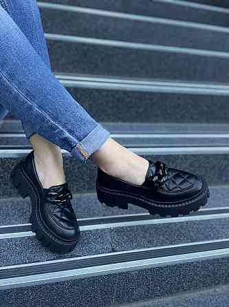 Olli Туфлі жіночі OLLI T-4-21163 чорні (весна-осінь, шкіра натуральна) (4773) Коломия